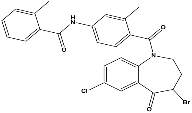 Tolvaptan 4-Bromo 5-Oxo Impurity